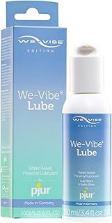 We-Vibe Lube by pjur - Water-Based Personal Lubricant for use with We-Vibe Sex Toys - Suitable for Women & Men - 1 Pack (1 x 100 ml)