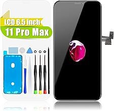 for iPhone 11 Pro Max Screen Replacement, 6.5" 3D Touch Screen Digitizer Display LCD Assembly Repair Tool Kit with Waterproof Seal and Tempered Glass(A2161, A2220, A2218)