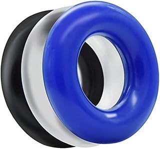 Pavian Silicone Retardant Rings 3 Colors Set Premium Elastic Soft Comfortable for Men