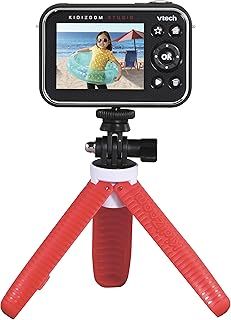 VTech KidiZoom Studio (Red), Video Camera for Children with Fun Games, Kids Digital Camera with Special Effects, Rechargeable Battery, for Boys & Girls from 5 Years +, English Version