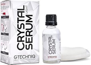 Gtechniq Crystal Serum Light Ceramic Coating for Cars, Protect Car Paintwork, High Shine, Easy to Apply, 50ml (Sufficient for 1 Med-Large Car)-3-5 Years Durability