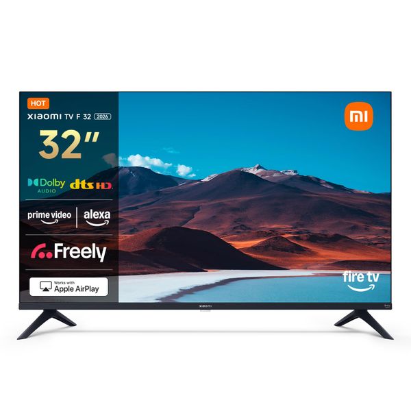 XIAOMI TV F 32, 32 Inch (81 cm), HD, Smart TV, Fire TV, Dolby Audio™, DTS Virtual:X S-HD, Alexa Voice Control, Works with Apple AirPlay - Model Year: 2024