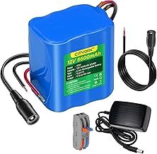 CITYORK 12V DC 5600mAh Rechargeable Lithium Ion Portable Battery Pack for CCTV cameras, camcorders, MP3 players, LED strip lights