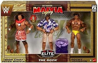 Mattel WWE Wrestling Figure Elite Collection The Rock 3-Pack