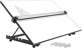 Liquidraw A3 Drawing Board Parallel Motion, Table Model with 5 Adjustable Working Angles, Includes Drawing Board Clips & Set Square