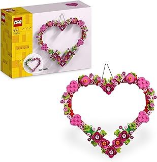 LEGO Heart Ornament Set, Building Toy for 9 Plus Year Old Girls & Boys, Kids' Bedroom Decoration or Wall Accessory, Idea 40638