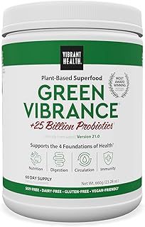 Vibrant Health Green Vibrance Powder - 60 Day Supply - 660g