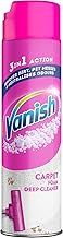 Vanish Carpet Cleaner, Stain Remover Foam for Large Area Cleaning, Removes 3x More Dirt & Pet Hair vs Vacuuming Alone Neutralises Odours Deep Cleans 600 ml Pack of 1