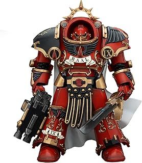 JOYTOY Warhammer 40k Blood Angels, 1/18 Blood Angels Legion Praetor in Tartaros Terminator Armour Action Figure Collect Model