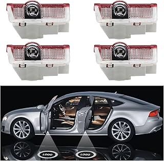 4pcs Car Door Light Logo, Projector Welcome Lights Compatible with BenIz Accessories A B C E M G GL GLA GLC GLE GLS Class 4dr W205 W213 W176 W166 W212