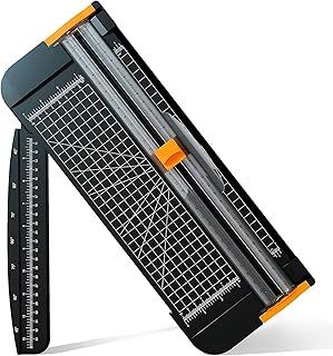 A4 Paper Cutter，Paper Trimmer Guillotine with Automatic Security Safeguard Scrapbooking Tool for Cutting Paper 1