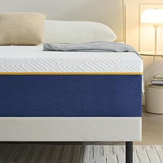 20CM Single Gel Memory Foam Mattress, Pressure Relieving, Medium Firm Feel with Cooling Cover, Breathable Mattress, Single Bed 90cm x 190cm