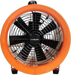 Dust Extractor Ventilation Fan 300mm Portable 6m Duct Hose Workshop Fume Air Blower Industrial PVC Ducting Ventilator