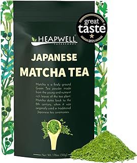 Heapwell Matcha Premium High Grade - Authentic Premium Grade Matcha Green Tea Powder from Japan (50g, 1.76oz)