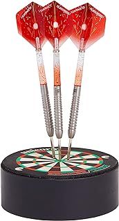Unicorn Darts Station | Mini Dartboard Darts Holder | Sisal with Steel Surround | 10 cm Diameter, Black