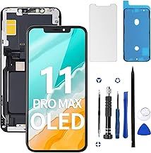 For iPhone 11 Pro Max Screen Replacement OLED (Not LCD) 6.5 Inch Touch Display Digitizer Assembly with Repair Kits