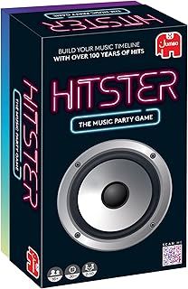 The Music Party Board Game, Card Game, Fun Music Quiz Game,2-10 Players - 300Plus Iconic Music Hits - Great For Game Nights, Date Nights, Parties, Adult and Family Games - Jumbo (UK Edition)