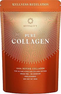 Rituality Pure Bovine Collagen Peptides Powder for Women and Men, Type 1& 3 Premium Hydrolysed Collagen Supplement, High Protein, Unflavoured, EU Sourced, Grass Fed