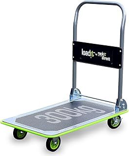 Loadit 300kg Foldable Trolley | ISO & TUV GS Certified | Heavy-Duty Fold-Away Hand Sack Platform Truck Trolley Cart Pulley on wheels