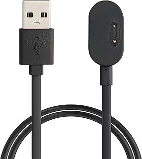 kwmobile USB Cable Charger Compatible with imoo Watch Phone Z6 / Watch Phone Z1 Cable - Charging Cord for Smart Watch - Black