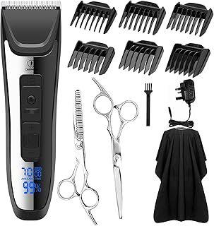 Hair Clippers Men Professional Cordless Clippers for Men Haircut Rechargeable Barber Hair Clipper for Family