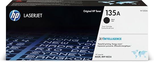 HP W1350A 135A Original LaserJet Toner Cartridge, Black, Single Pack, Standard