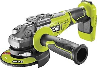 Ryobi R18AG7-0 18V ONE+ Cordless Brushless Angle Grinder (Body Only), Hyper Green