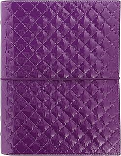 Filofax A5 Domino Luxe purple organiser
