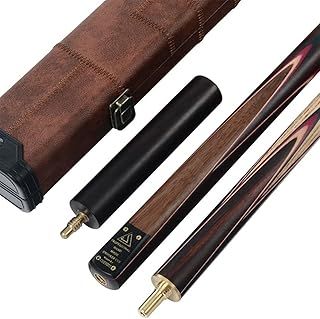 CUESOUL Classic Handmade 57" Rosewood 3/4 Piece Snooker Cue with Cue Case and Extension
