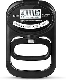 OSDUE Electronic Hand Dynamometer, 265 lbs / 120 kg Hand Dynamometer Grip Strength Trainer, Grip Strength Measurement Meter