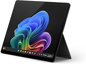 Microsoft Surface Pro (power supply included) | Copilot+ PC | 13” OLED Touchscreen | Snapdragon® X Elite (12 cores) | 16GB Memory | 256GB SSD | Device only | 2024 Model, 11th Edition | Black