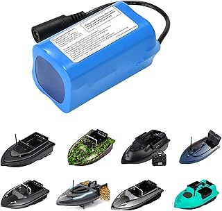 7.4V 12000mA Rechargeable Lithium Battery for D16 D18 V18 Fishing Bait Boat