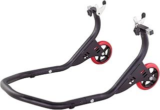 Motorcycle Paddock Stand Premium Rear Track Stand - Matt Black Finish