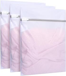 BAGAIL Mesh Laundry Bags, Washing Machine Wash Bags, Reusable and Durable Mesh Wash Bags for Delicate Blouse, Hosiery, Underwear, Bra, Lingerie and Baby Clothes, Great for Travel Storage Organization