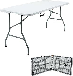 1.8M 6ft Heavy Duty Folding Table for Catering Camping Table Trestle for BBQ Picnic Party