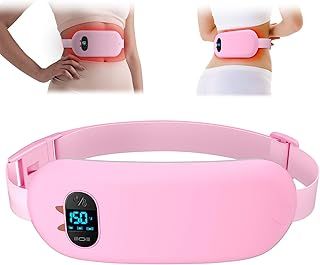 Heat Pad for Period Pain Relief, Upgraded 6 Heat Massage Modes Electric Fast Heating Pad for Lower Back Pain Cramp Heated Belt Menstrual Rechargeable USB Heating Pad Gifts for Women Girls Her