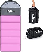 SAIL Sleeping Bag 3-4 Season Waterproof Indoor & Outdoor Use 1.3KG/2KG for Kids & Adults for Hiking, Backpacking and Camping