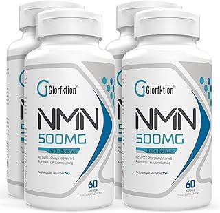 NAD Supplement | 750mg Advanced NAD Contains All 7 Ingredients in 1 Capsule | NAD+ Booster for Anti Aging | 60 Count Capsules (60 Count (Pack of 4))