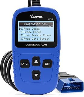 OBD2 Code Reader, VDIAGTOOL VD10 OBD2 Scanner Car Diagnostic Tool Engine Fault EOBD Scanner for Turn Off CEL with Live Data/Freeze Frame/I/M Readiness for All OBDII Protocol Cars, 2025 New Version