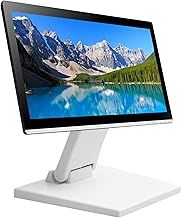 LCD Monitor Stand,Portable Monitors Desk Stand,MYOYAY Adjustable Vesa Monitor Stand with VESA Hole 75x75mm/100x100mm,10-27'' Flat Folding Metal Desk Mount (White)