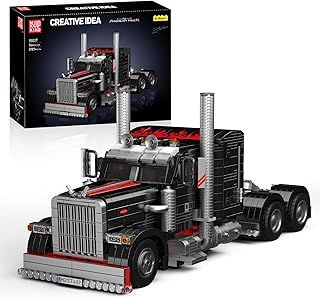 Mould King 10037 Heavy Duty Tow Truck Building Set, Road Trailer Building Blocks Kit, Car Model Toys for Kids/Adult/Vehicle Enthusiasts(1797 Pieces)