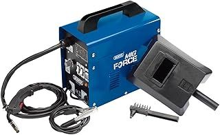 Draper Storm Force 100A MIG Welder | 230V Gasless Turbo Welding Machine |Variable Wire Speed Control for 0.6mm and 0.9mm Wires | 2.5m Welding Torch | Earth Clamp | Mask and Accessories | 63669