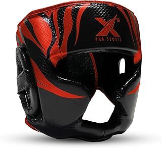 XN8 Kids Headguard MMA Training Boxing Leather Head Guard for Ear, Cheeks Face Protection-Headgear Helmet for Grappling, Muay Thai, Kickboxing, Karate, BJJ, Taekwondo, Fighting, Martial Arts