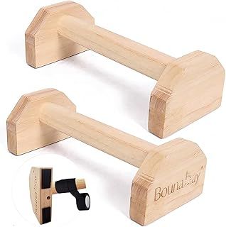 Parallettes Bars, Push Up Stands for Handstands, Planche Dips, Calisthenics, Strength Training Parallel Bars