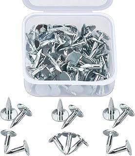 100pcs Felt Nails for shed roof,Clout Nails Roofing Felt Tacks 12mm for Wood Sheds Summer Houses Outdoor