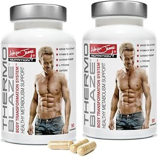 Adrian James Nutrition - Thermoblaze (2 Pack) for Men & Women, 60 Days Supply