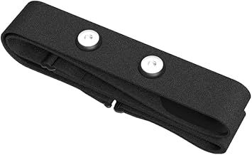 Heart Rate Monitor Chest Strap Replacement, Adjustable Soft Strap, Compatible With Polar H10 H9 H7 (Black)