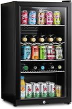 Subcold Super85 LED - Under-Counter Fridge | 85L Beer, Wine & Drinks Fridge | LED Light + Lock and Key | Energy Efficient (Black, 85L)…