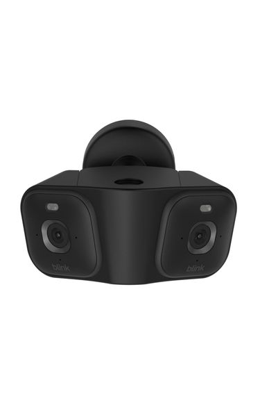Blink Arc (newest gen) | Plug-in with Panoramic Vision [Subscription Plus Plan required], 180° coverage, dual-camera security solution for Mini 2K+, single power source | 2 cameras - Black