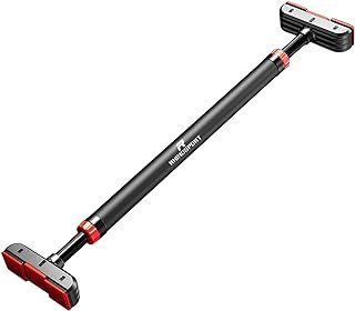 RHINOSPORT Door Pull Up Bar Doorway Chin Up Bar from 72-95 cm (28.3in-37.4in) Workout Equipment No Screws